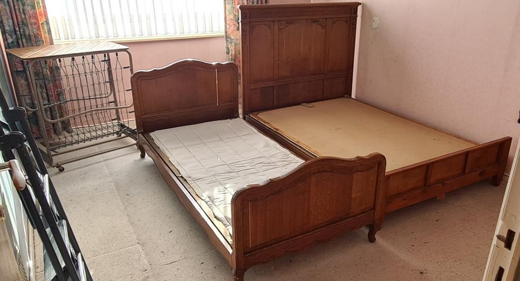 2 lit chêne +1 lit pliable, Ophalen