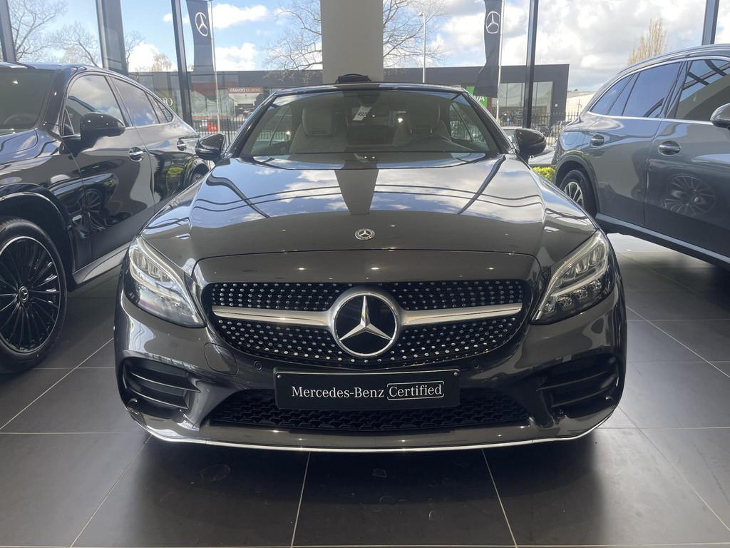 Mercedes-Benz C-Klasse 180 Cabriolet + AMG LINE + LEDER + CA, Autos, 167 g/km, Argent ou Gris, Achat, Cabriolet