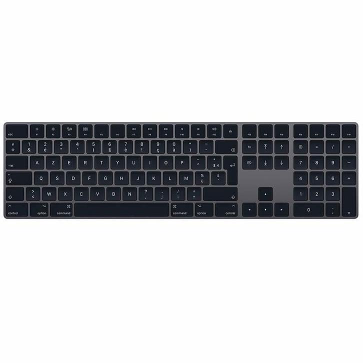 Apple keyboard AZERTY met numeriek, Computers en Software, Toetsenborden, Zo goed als nieuw, Azerty, Draadloos, Ophalen
