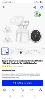 Elektrische borstkolf met toebehoren, Ophalen, Zo goed als nieuw, Borstkolf