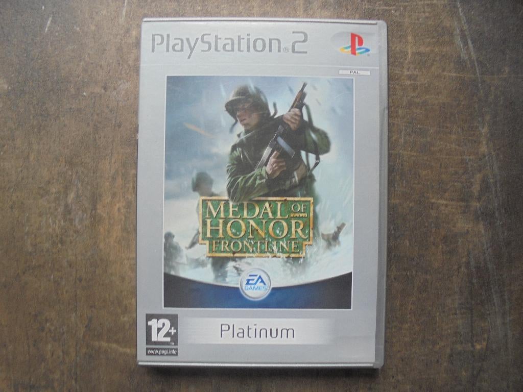 Medal Of Honor Frontline voor PS2 (zie foto's) III, Shooter, Enlèvement ou Envoi, 1 joueur, À partir de 12 ans