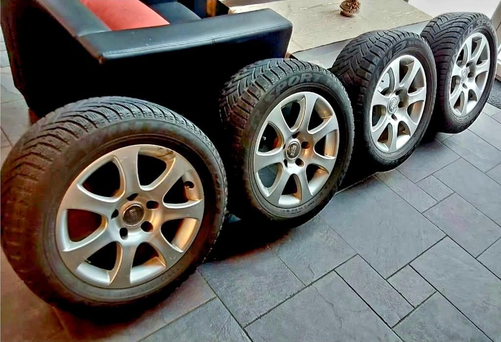 Très belles roues en alliage BMW, entraxe 5x120, Pneus et Jantes, Pneus hiver, 16 pouces, Enlèvement