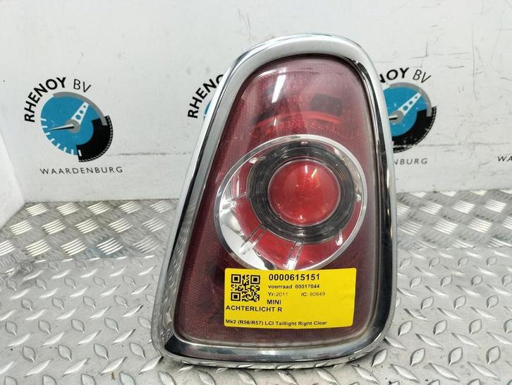 MINI (BMW) MINI R56LCI 1.6 One Red Hot  ACHTERLICHT R 2011, Autos : Pièces & Accessoires, Éclairage, Utilisé, ARN reconnu, Stiba membre