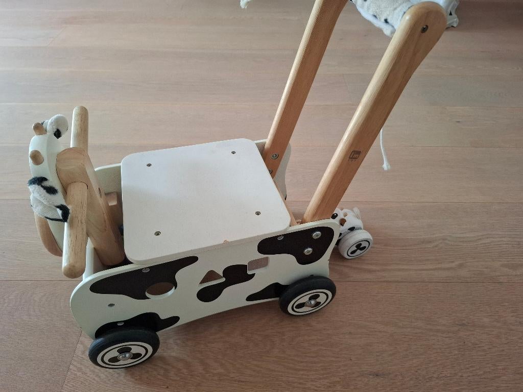 Loopwagentje koe, Enlèvement, Comme neuf, 6 mois à 2 ans