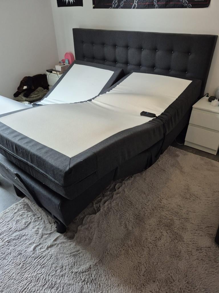 Bezorging is mogelijk 180x200 elektrisch boxspring bed, Huis en Inrichting, Slaapkamer | Boxsprings, Ophalen of Verzenden, Gebruikt