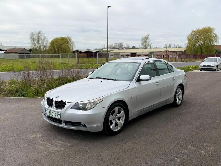Bmw 525i E60! Automaat! 112000km! 1st eig! Xenon! Open dak!, Autos, BMW, Entreprise, Série 5, ABS, Régulateur de distance, Airbags