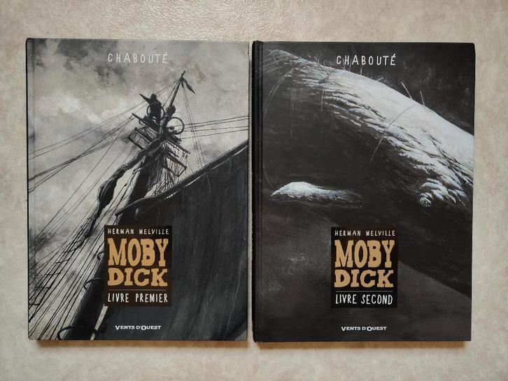 Chabouté : Moby Dick les 2 tomes, Livres, BD, Utilisé, Série complète ou Série, Enlèvement ou Envoi