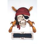 Décoration murale Skull Bone — Pirate, hauteur 107 cm, Enlèvement, Neuf