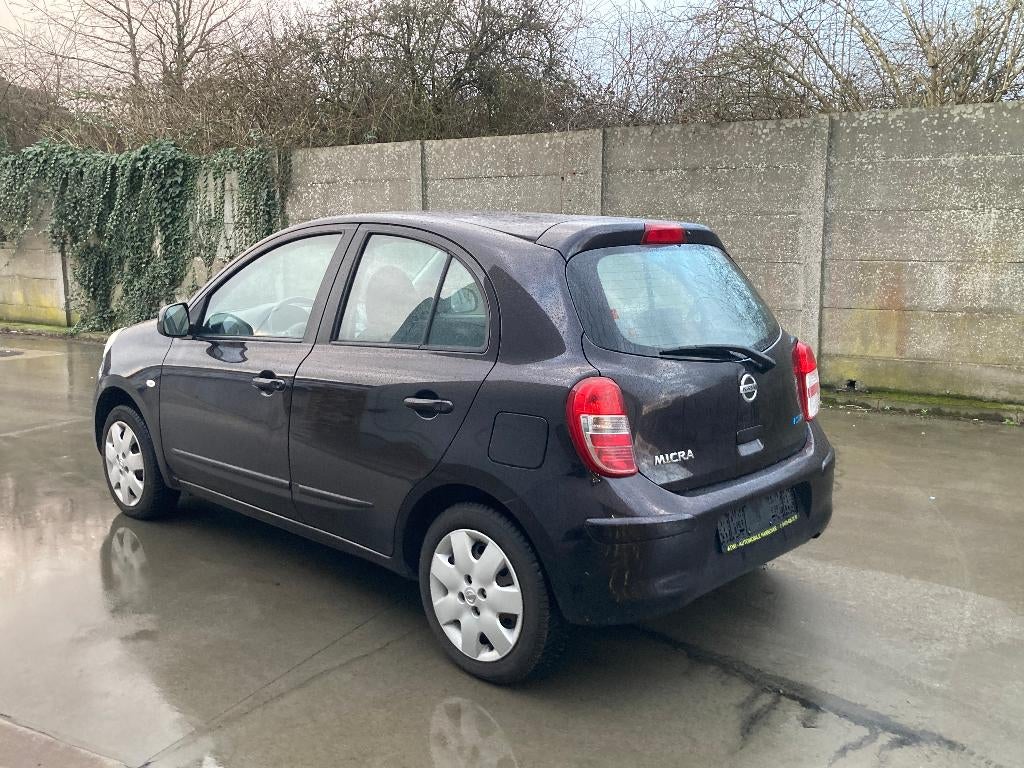 Nissan Micra 1.2 essence 2011 avec 119000km *clim* garantie, Euro 5, Achat, Noir, 5 portes
