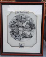 2 glasgravures (zie beschrijving)getekend en genummerd, Antiek en Kunst, Kunst | Etsen en Gravures, Ophalen of Verzenden