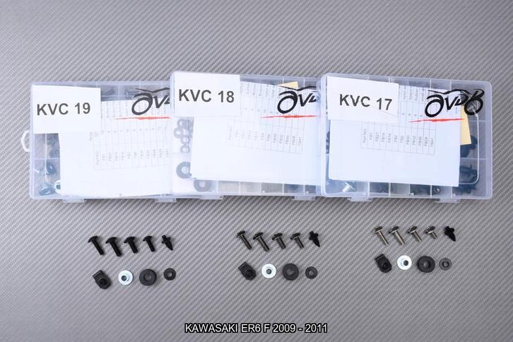 Kuip bouten set voor KAWASAKI ER6 F 2009 - 2011, Motoren, Accessoires | Overige, Nieuw, Ophalen of Verzenden