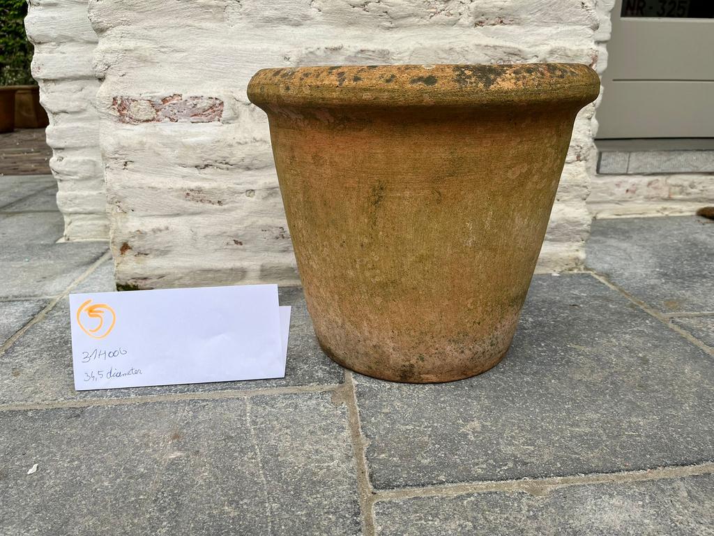 Prachtige originele handgemaakte Italiaanse bloempot 5, Ophalen, Zo goed als nieuw