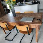 4 vintage schoolstoelen volwassenen, Huis en Inrichting, Ophalen, Gebruikt, Overige kleuren, Vintage