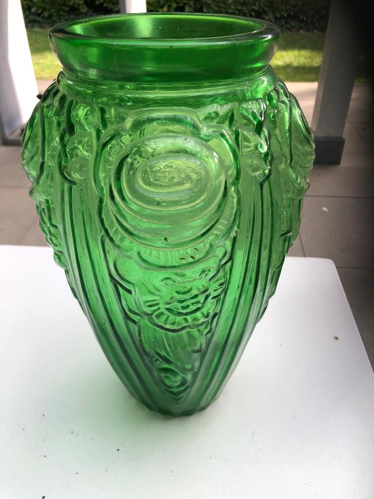 Art deco vaas, Ophalen