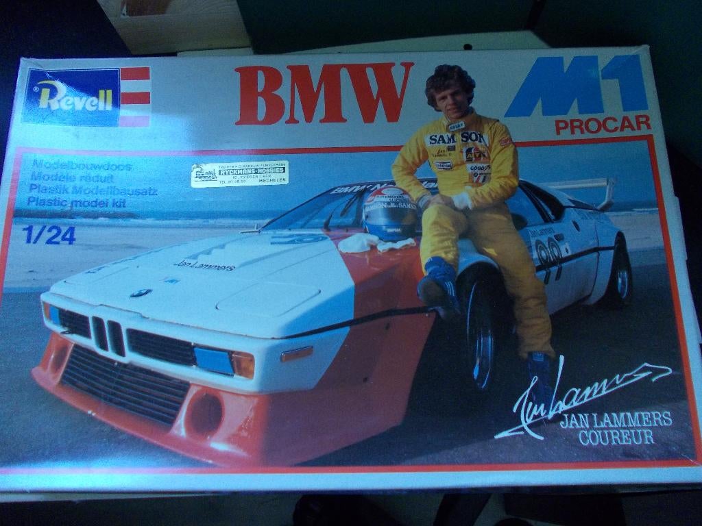 Revell BMW M1 Procar Jan Lammers, Hobby en Vrije tijd, Gebruikt, Auto, Revell, Groter dan 1:32