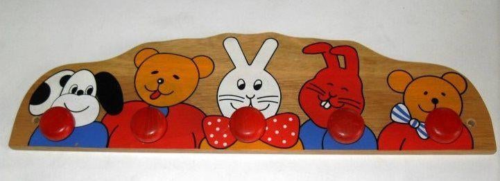 Houten kapstok, Huis en Inrichting, Ophalen, Zo goed als nieuw, Hout, Wandhaken