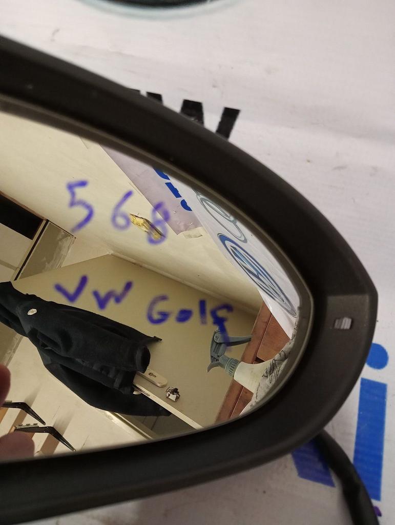 Originele Golf 7 zijspiegel compleet Rechts, Gebruikt, -, Volkswagen, -