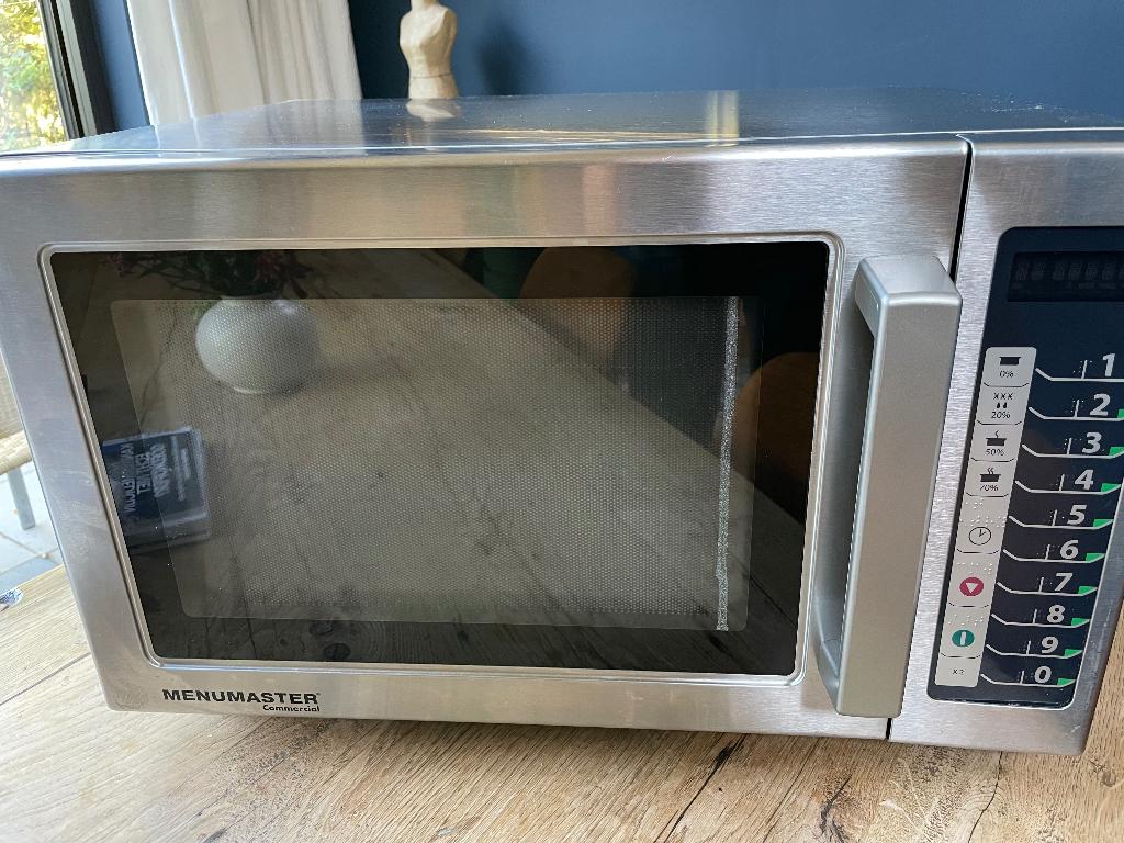 Professionele inox microgolf MenuMaster RCS511TS, Elektronische apparatuur, Microgolfovens, Gebruikt, Vrijstaand, Microgolfoven