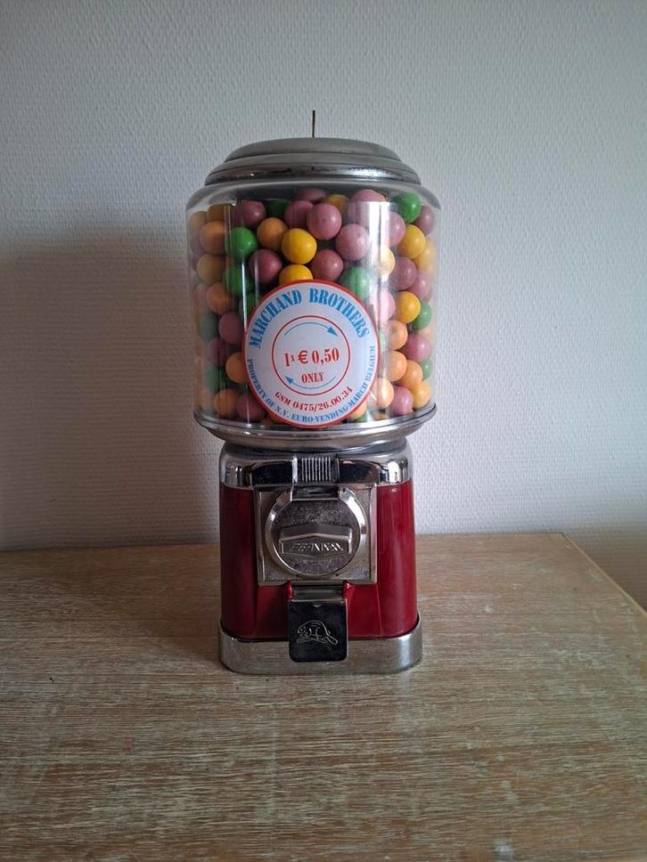 Machine à chewing-gum Beaver, Collections, Machines | Machines à sous, Utilisé, Euro, Avec clés, Enlèvement ou Envoi