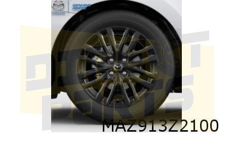 Mazda 2 velg alu. 5,5J x 16" design 173A (zwart) (2/20-) Ori, -, Verzenden, -, Nieuw