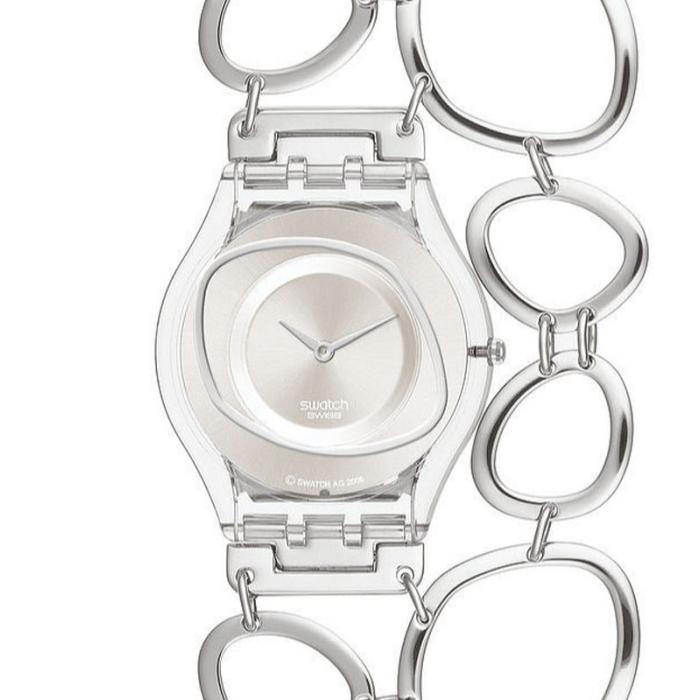 Montre Swatch Skin (SFK292G), Enlèvement ou Envoi, Étanche, Neuf, Argent