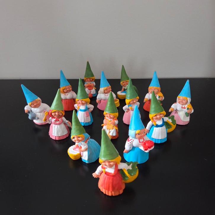 David de kabouter - Diverse Lisa kabouters, Verzamelen, Poppetjes en Figuurtjes, Gebruikt, Verzenden