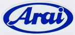 Arai Helmet sticker #3, Motoren, Verzenden