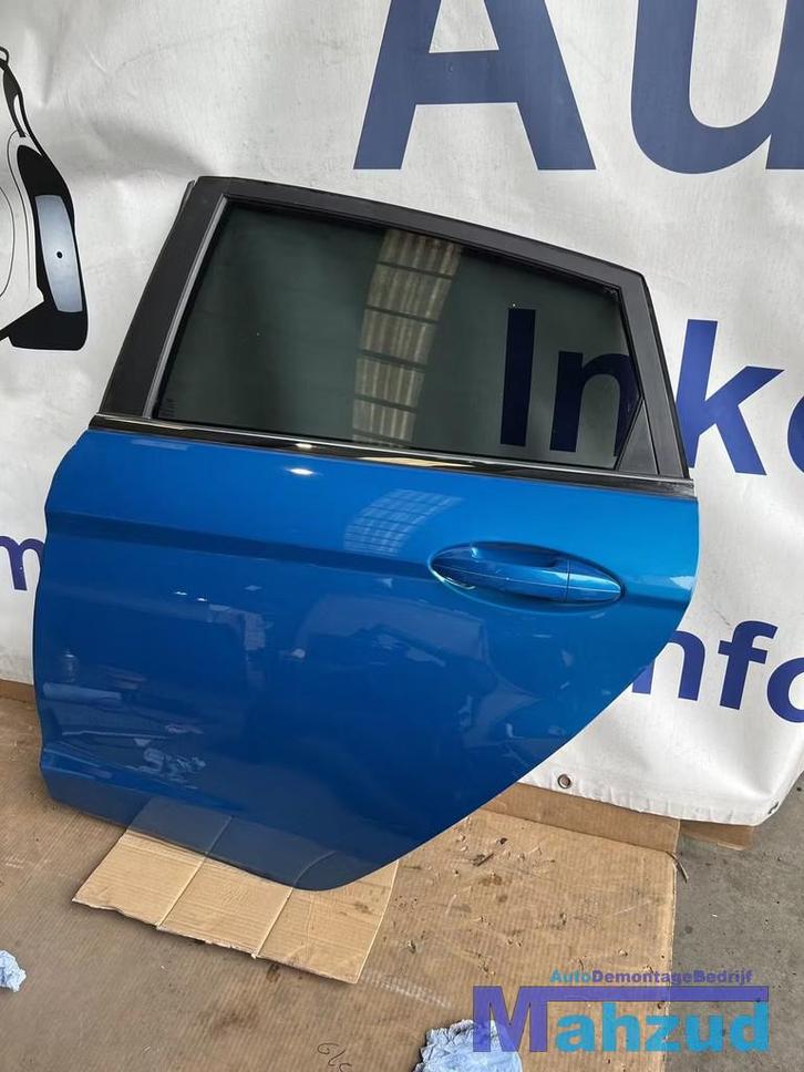 FORD FIESTA 7 Blauw 8CPC Links achter deur portier 2008-2017, Auto-onderdelen, Carrosserie, Deur, Ford, Achter, Links, Gebruikt