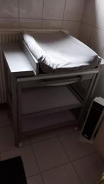 Verzorgingstafel + babybadje, Ophalen, Hout, 90 cm