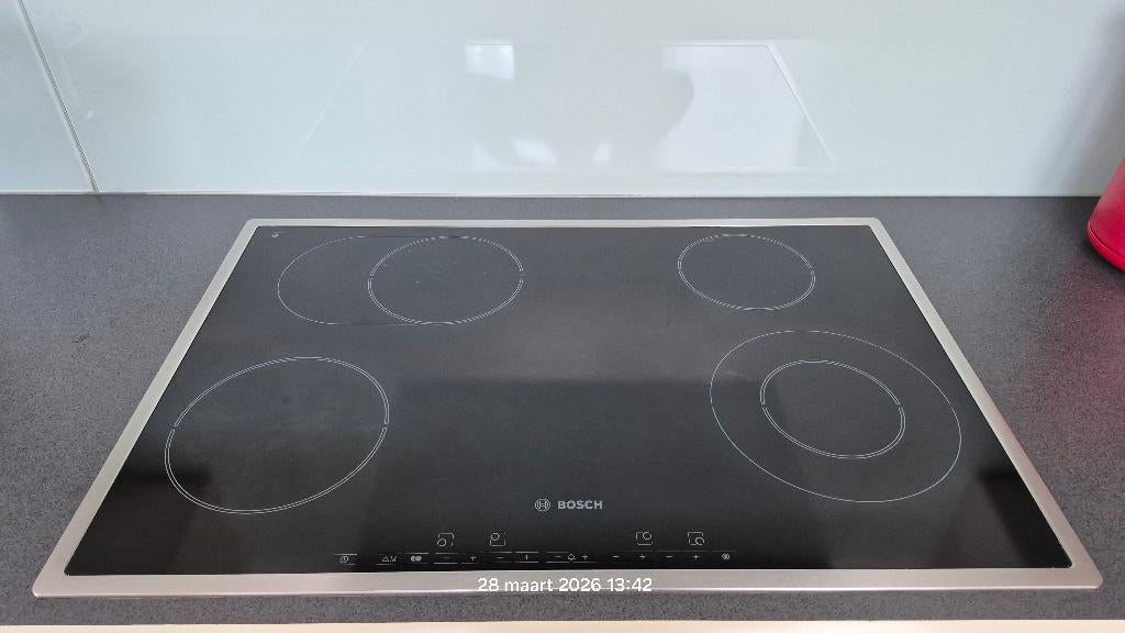 Table de cuisson vitrocéramique 80 cm Bosch, Electroménager, Tables de cuisson, 4 zones de cuisson, Enlèvement, Utilisé, Encastré