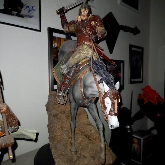Figurine Seigneur des anneaux Eomer WETA, Collections, Lord of the Rings, Enlèvement, Utilisé, Figurine