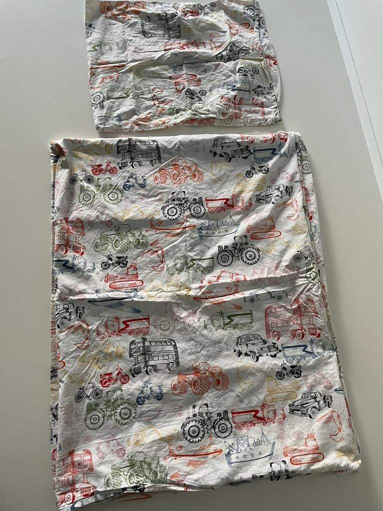 Donsovertrek + kussensloop, Enlèvement, Utilisé, Garçon, Housse de couette