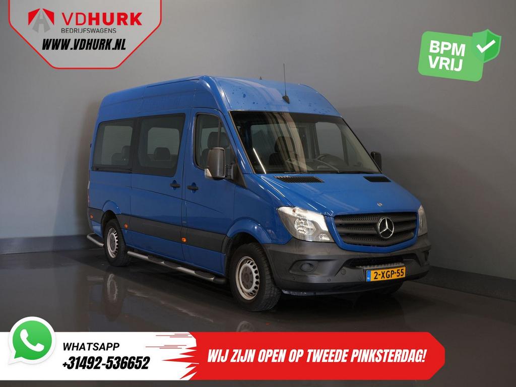 Mercedes-Benz Sprinter 213 2.2 CDI Aut. L2H2 €11.797,- Incl., Automaat, 173 g/km, Blauw, Mercedes-Benz