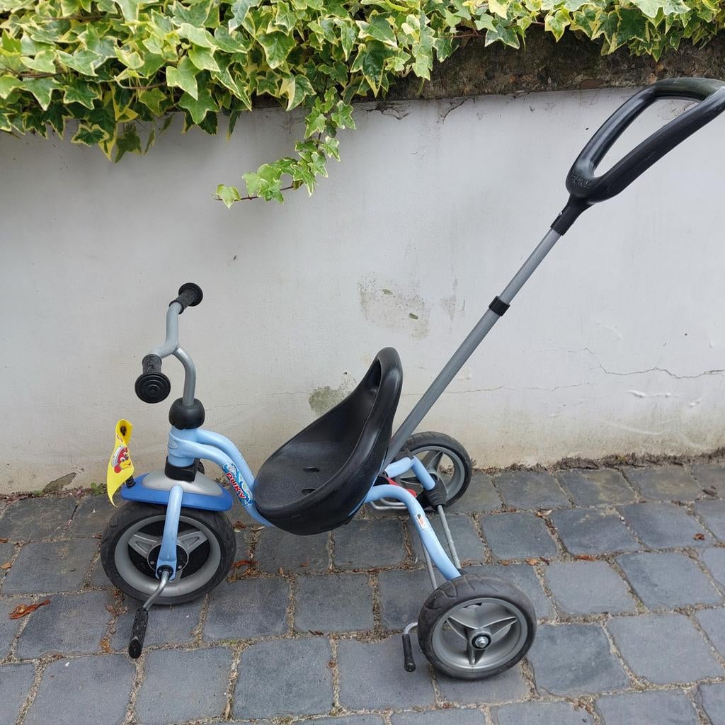 Fiets driewieler Puky, Ophalen