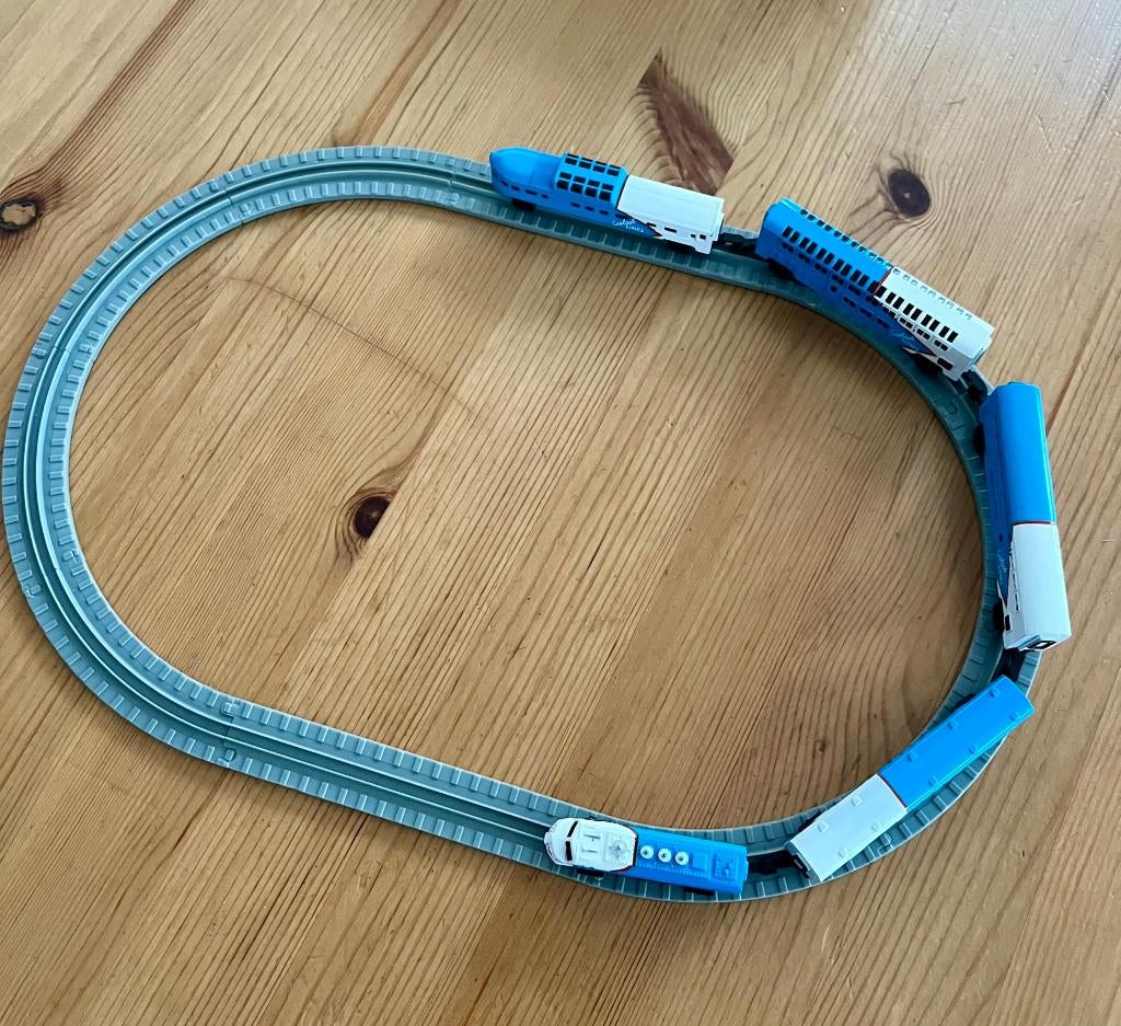 Vintage Galoob Micro Machines Treinset – jaren 80/90, Verzamelen, Speelgoed, Ophalen of Verzenden, Gebruikt