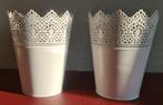 2 cache-pots/vases 'Ikea', Enlèvement ou Envoi, Moins de 25 cm, Rond, Comme neuf