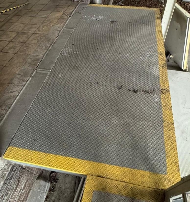 RVS Traanplaat 3,0m op 1,5m, Ophalen, Gebruikt, Overige metalen