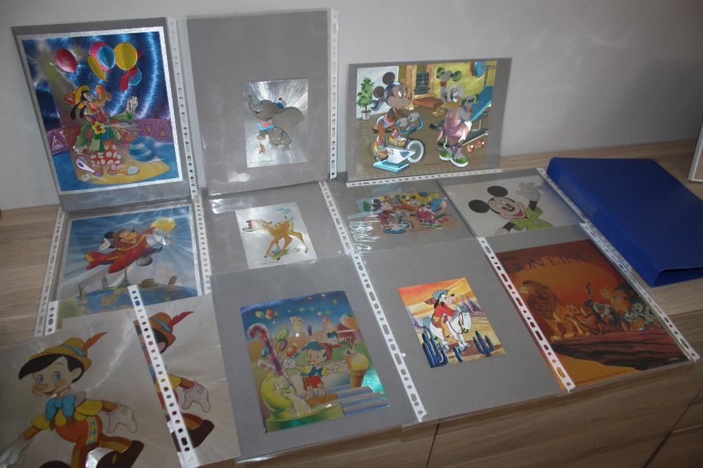 22x 3D en Metalic prenten postkaart of -A4 formaat Disney, Ophalen of Verzenden, Overige figuren, Zo goed als nieuw, Plaatje of Poster