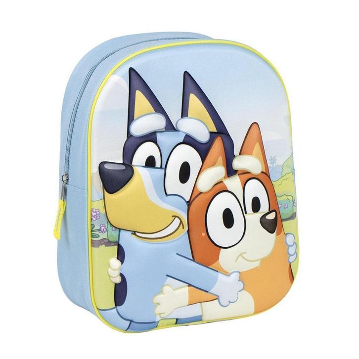 Bluey 3D Rugzak - 31 cm - Bluey en Bingo Rugtas / Schooltas, Handtassen en Accessoires, Tassen | Rugtassen, Nieuw, Overige merken