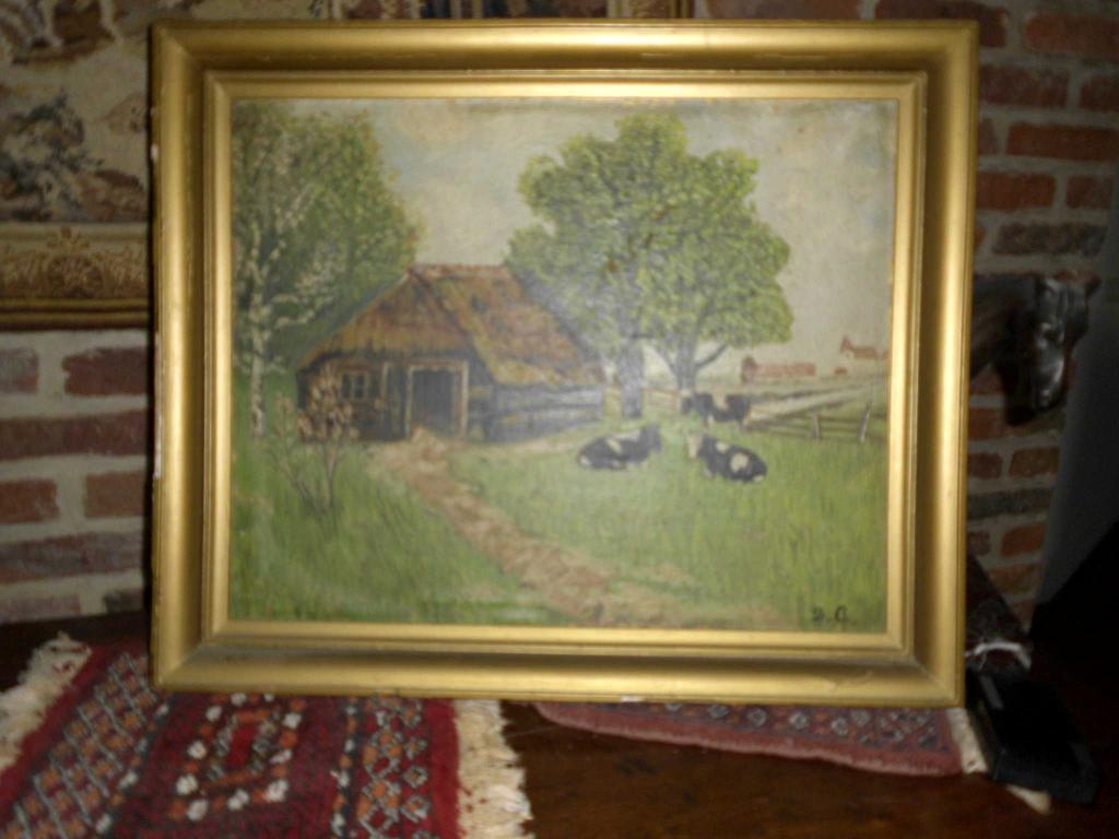 Mooie schilderij te koop, geschilderd op doek, Enlèvement