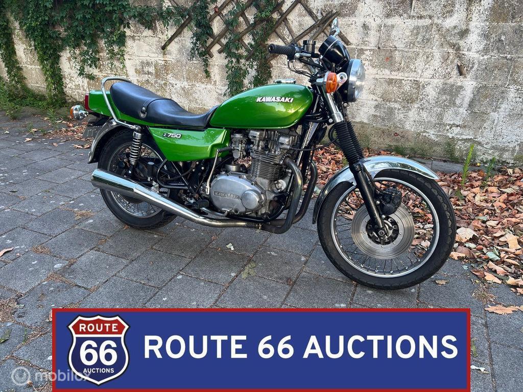 Kawasaki Z750 Twin | 1976 | Route 66 Auctions, Autres marques, Achat, Entreprise, Boîte manuelle