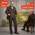 Ruelle ensoleillée bordée de platanes (Ca1900) - Daniel Quyo, Antiquités & Art, Enlèvement