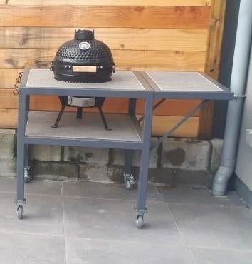 Tafel voor mini kamado ( zonder bbq ), Ophalen