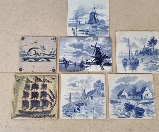 Oude Delftse tegels, alles samen, Enlèvement