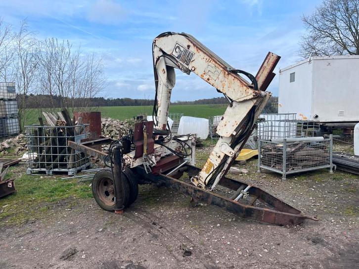 Hiab laadkraan, Zakelijke goederen, Landbouw | Werktuigen, Overige, Overige typen, Ophalen