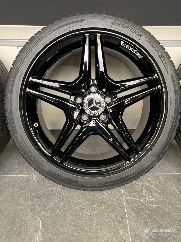 18” originele Mercedes A klasse W176 AMG velgen + banden A17, Auto-onderdelen, Banden en Velgen, 18 inch, Gebruikt, -, -