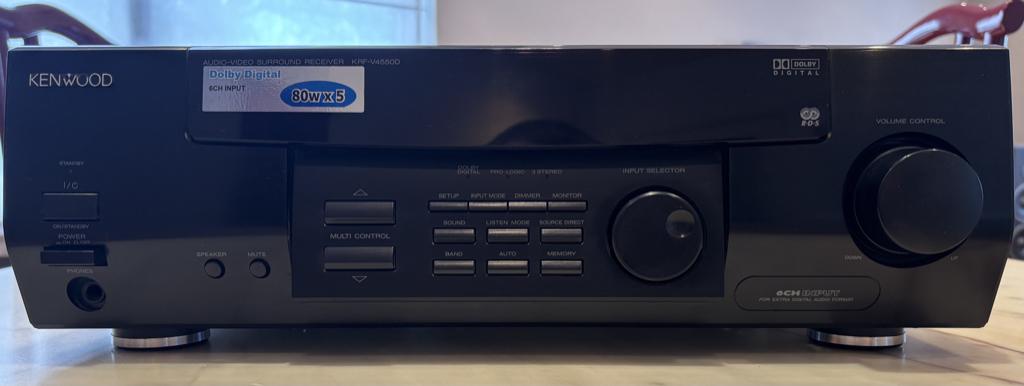 Kenwood KRF-V4550D, Gebruikt, 5.1-systeem, Overige spelers, 40 tot 70 watt