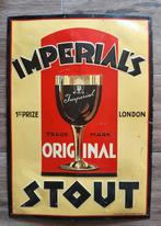 Blikken reclamebord Imperial´s Stout., Ophalen of Verzenden, Reclamebord