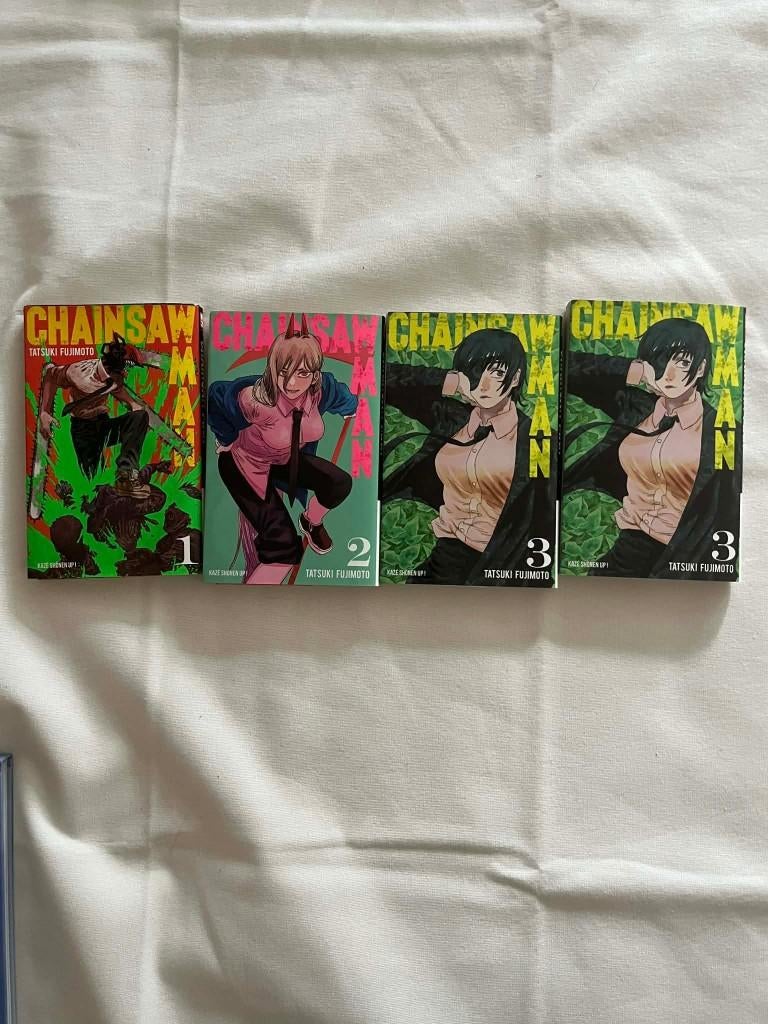 chainsaw man tome 1 à 3, Meerdere comics, Ophalen of Verzenden, Zo goed als nieuw, Japan (Manga)