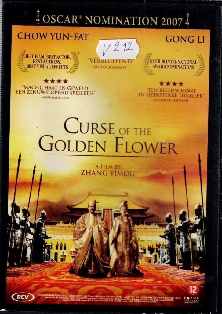 dvd  /  Curse Of The Golden Flower, Vanaf 12 jaar, Ophalen of Verzenden, Zo goed als nieuw